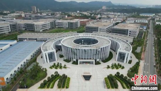 圖為中國稀金谷永磁電機產(chǎn)業(yè)園?！≮M縣區(qū)融媒體中心供圖